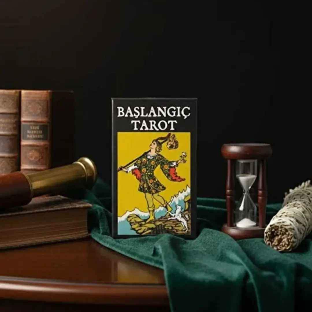 Başlangıç Tarot Seti - Klasik Rider Waite Tasarımı - Türkçe Kılavuz Kitapçıklı Tarot Destesi 78 Kart