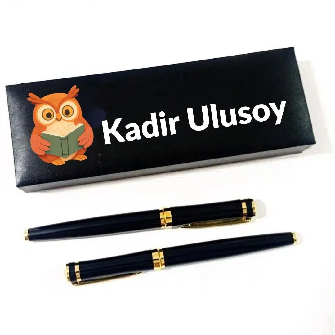 Kişiye Özel İsimli Dolma Kalem (İçi Boş) ve Roller Kalem Seti – Şık Kutulu Premium Hediye