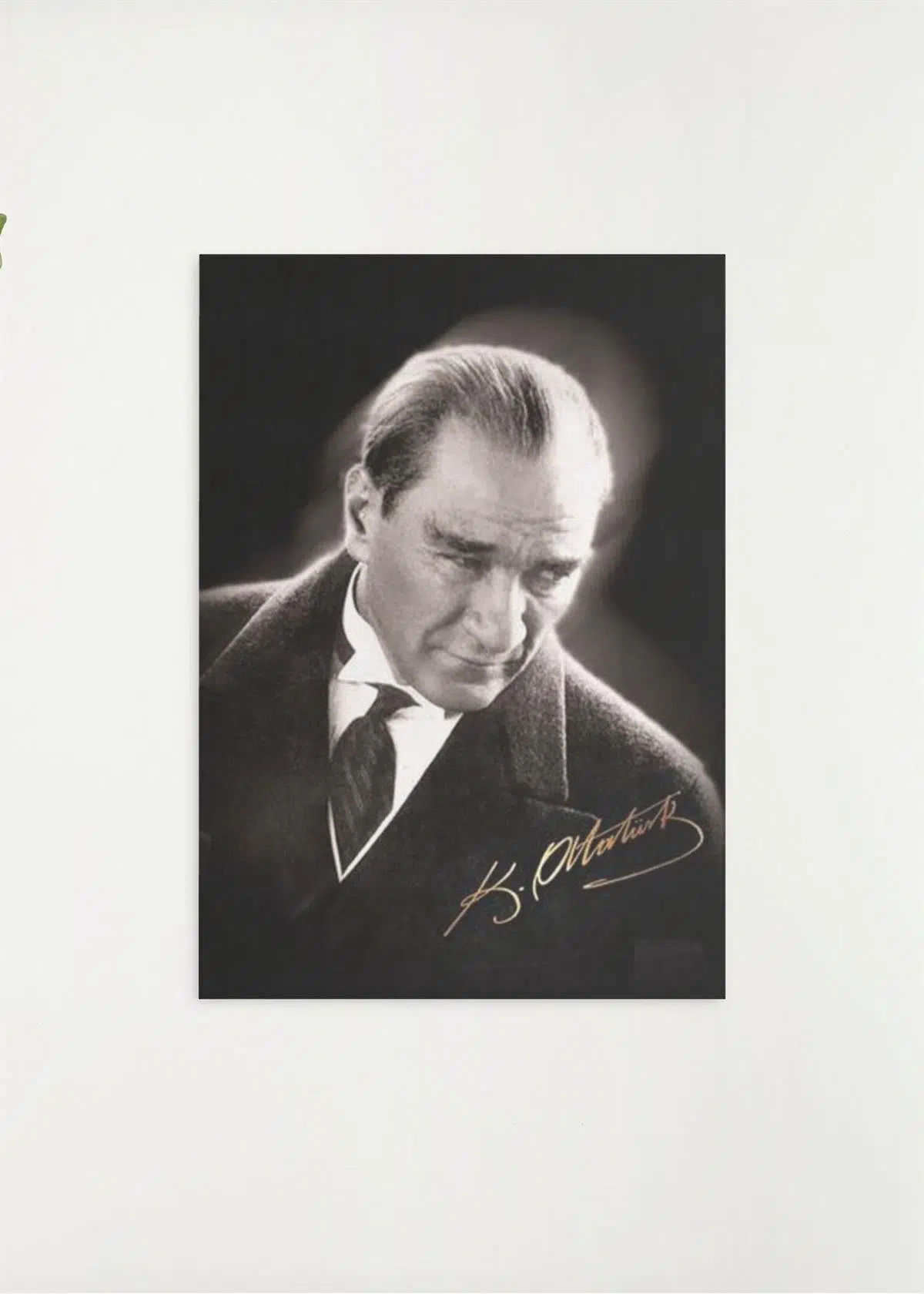 Mustafa Kemal Atatürk Ahşap Retro Vintage Poster