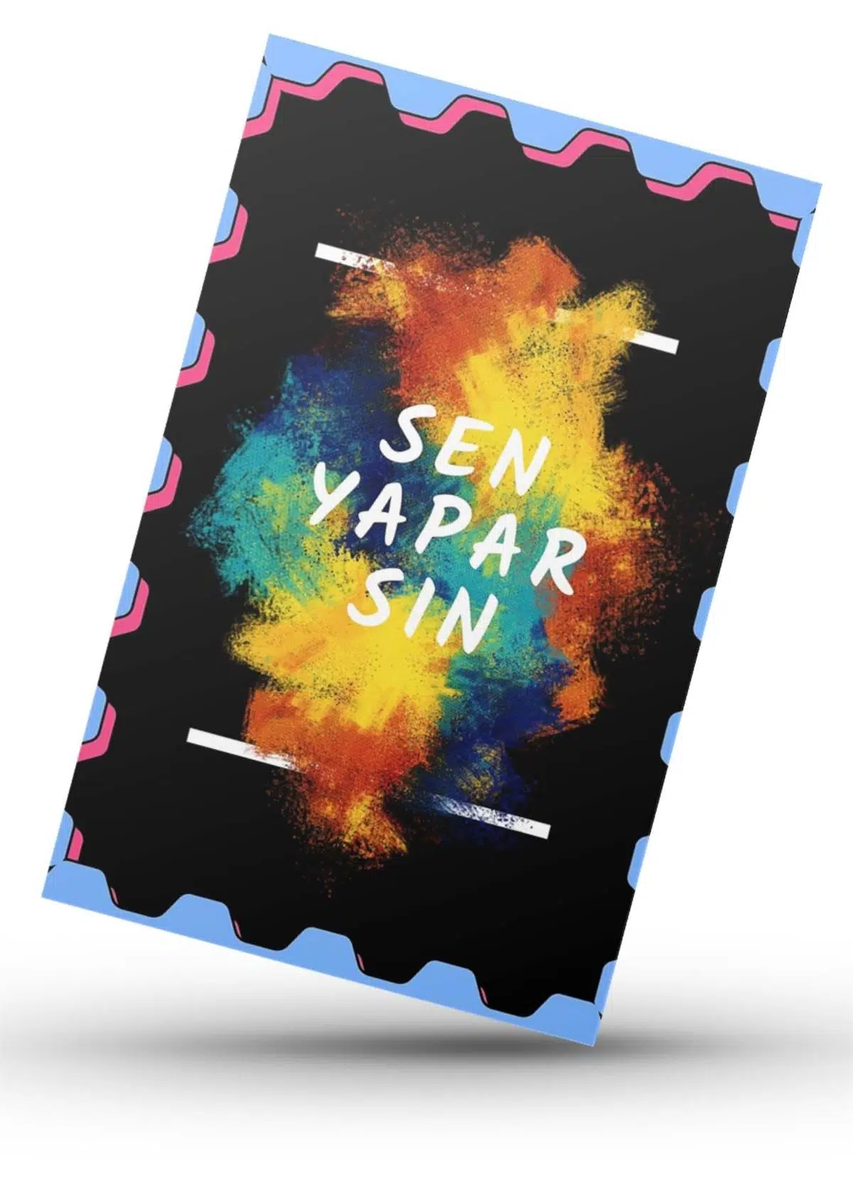 Sen Yaparsın Ahşap Retro Vintage Poster